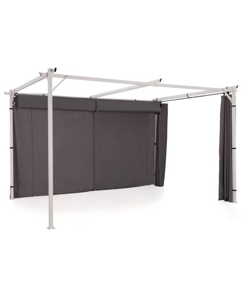 Rideau Universel pour Pergola Izifix 3M gris - 290x215 cm
