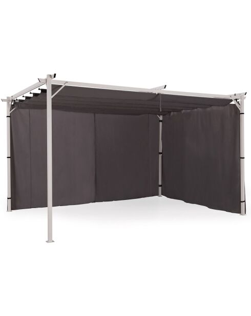 Rideau Universel pour Pergola Izifix 3M gris - 290x215 cm