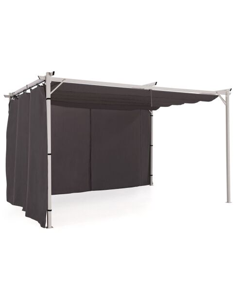 Rideau Universel pour Pergola Izifix 3M gris - 290x215 cm