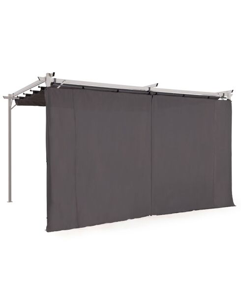 Rideau Universel pour Pergola Izifix 3M gris - 290x215 cm