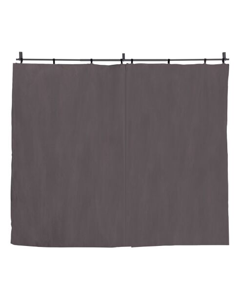 Rideau Universel pour Pergola Izifix 4M gris - 290x215 cm