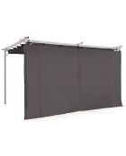 Rideau Universel pour Pergola Izifix 4M gris - 290x215 cm