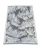 Tapis extérieur Hawai gris - 270x370 cm