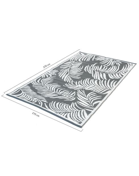 Tapis extérieur Hawai gris - 270x370 cm