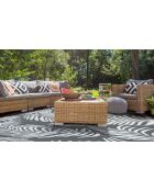 Tapis extérieur Hawai gris - 270x370 cm