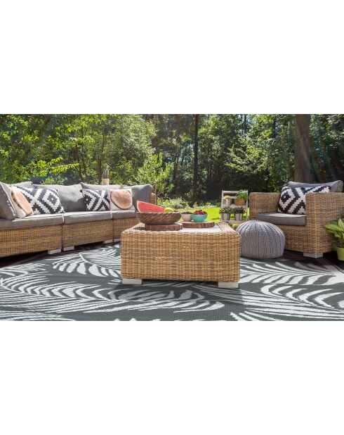Tapis extérieur Hawai gris - 270x370 cm