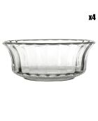 4 Coupelles Classic transparentes - D.22.5 cm