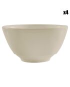 4 Bols Ingrid sable - D.14x7 cm
