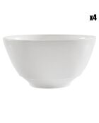 4 Bols Ingrid blancs - D.14x7 cm