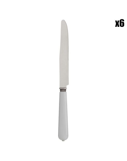 6 Couteaux Lucie gris