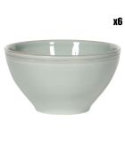 6 Bols Campagne vert d'eau - 50 cl