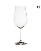 6 Verres à eau Waterfall transparents - 55 cl