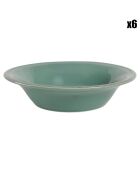 6 Coupelles Constance sauge - D.19 cm
