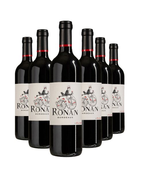 6 Bordeaux 2018 Ronan by Clinet 6x75cl