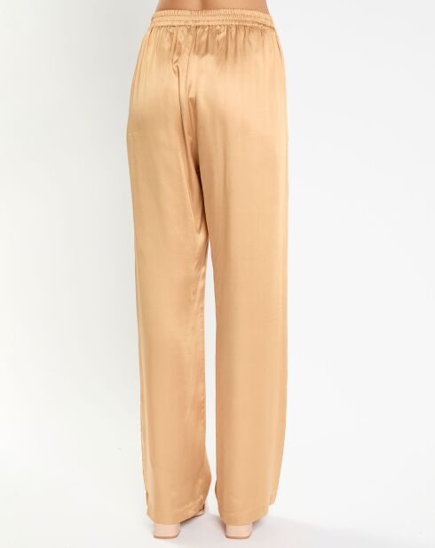 Pantalon satiné Soon désert