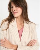 Veste en Lin mélangé Lima crème