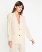 Veste en Lin mélangé Lima crème