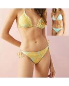 Maillot de bain 2 pièces Jack jaune/océan