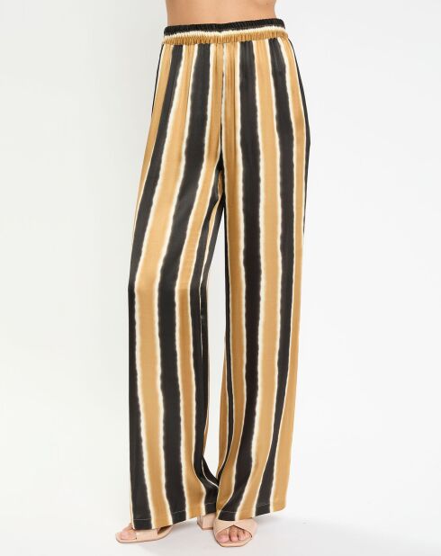Pantalon en Soie mélangée Milo doré