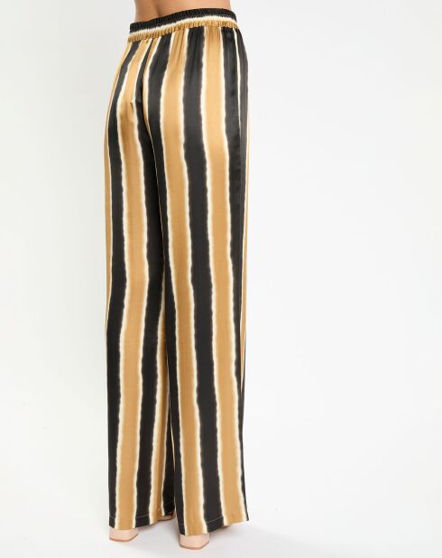 Pantalon en Soie mélangée Milo doré
