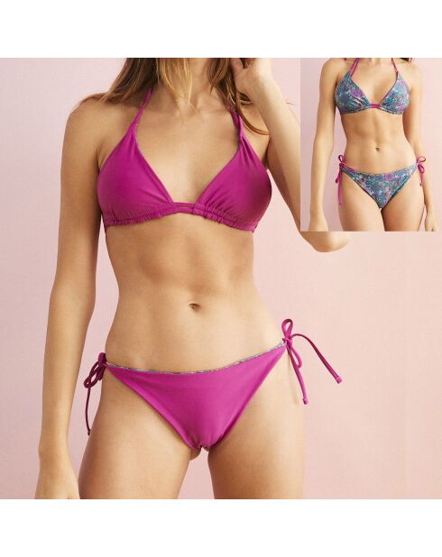 Maillot de bain 2 pièces Spelly turquoise/rubis