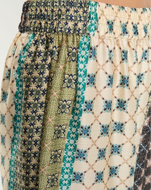 Pantalon Coleen patch multicolore