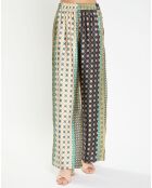 Pantalon Coleen patch multicolore