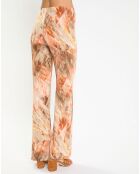 Pantalon Store terre de sienne