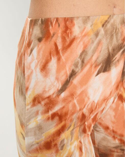 Pantalon Store terre de sienne