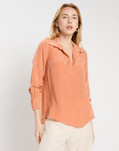 Blouse en Soie mélangée Cali epice