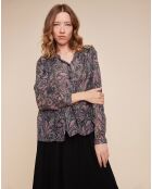 Chemise Chris imprimée multicolore/bleu
