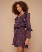 Robe Dory multicolore/violet