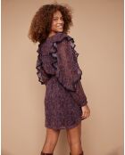 Robe Dory multicolore/violet