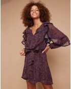 Robe Dory multicolore/violet