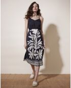 Robe en Lin mélangé Lumière  marine