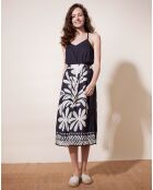 Robe en Lin mélangé Lumière  marine