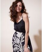 Robe en Lin mélangé Lumière  marine