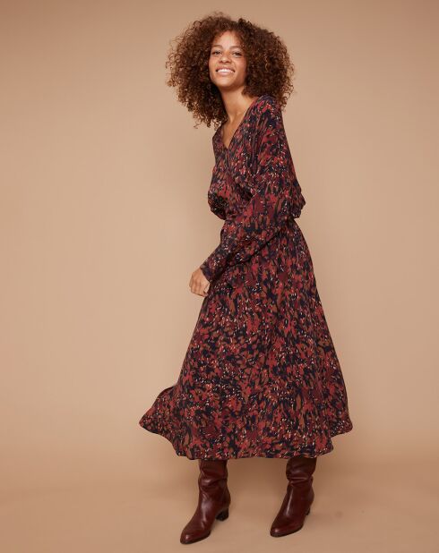 Robe longue Olympiade rouge