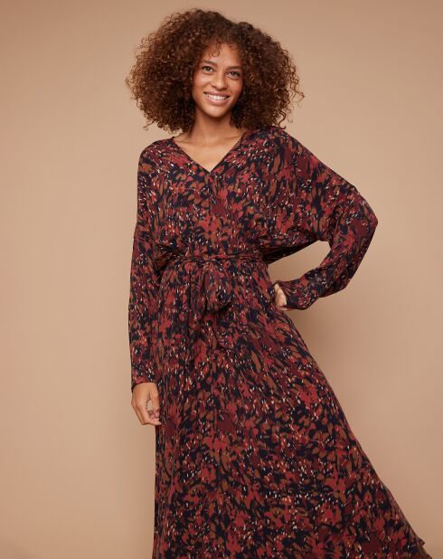 Robe longue Olympiade rouge
