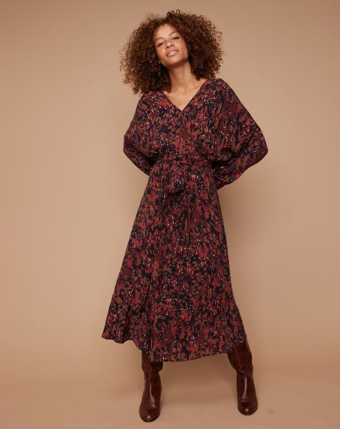 Robe longue Olympiade rouge