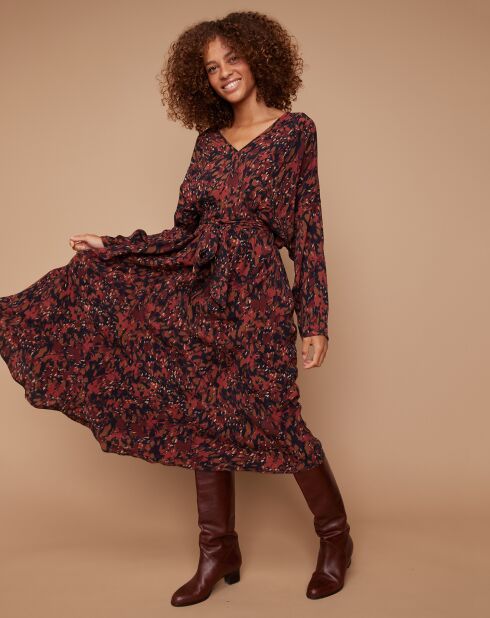 Robe longue Olympiade rouge