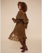 Robe Orchestra imprimée bronze