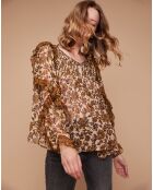 Blouse Ottis imprimée vanille