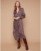Robe Rokensen bordeaux