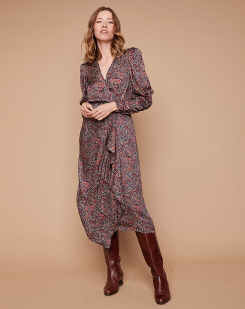 Robe Rokensen bordeaux