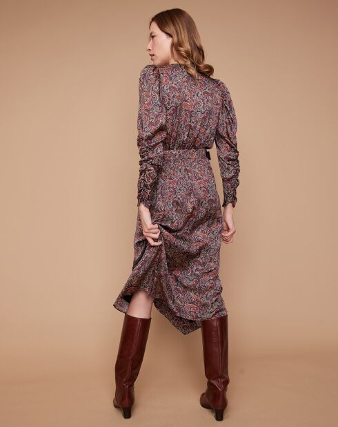 Robe Rokensen bordeaux
