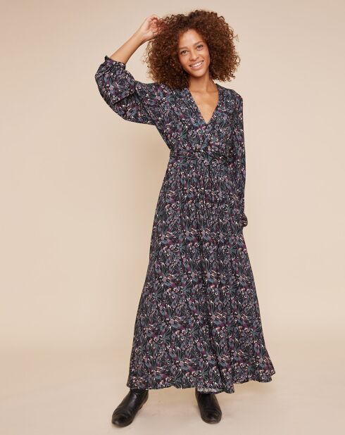 Robe Van multicolore/bleu