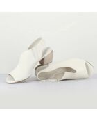 Sandales en Cuir Helyette blanches