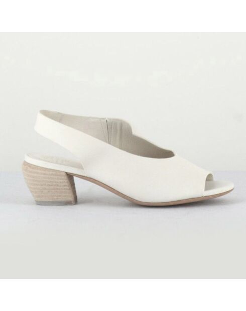 Sandales en Cuir Helyette blanches