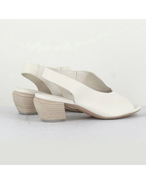 Sandales en Cuir Helyette blanches